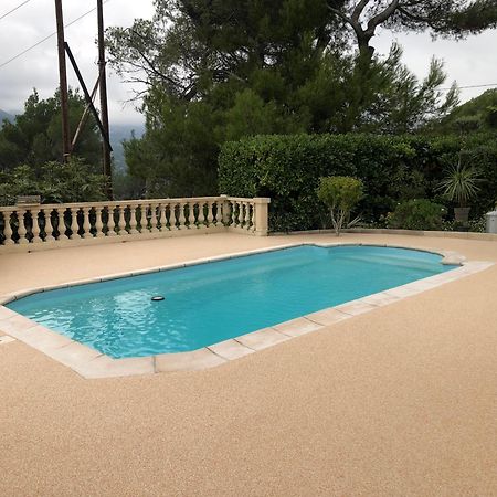 Charmante Villa à 15 min de Nice avec piscine Blausasc Extérieur photo